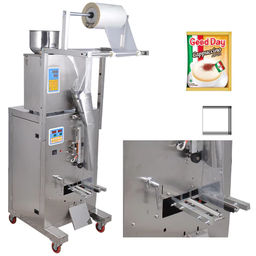 filling and packing machine 3side sealing structure